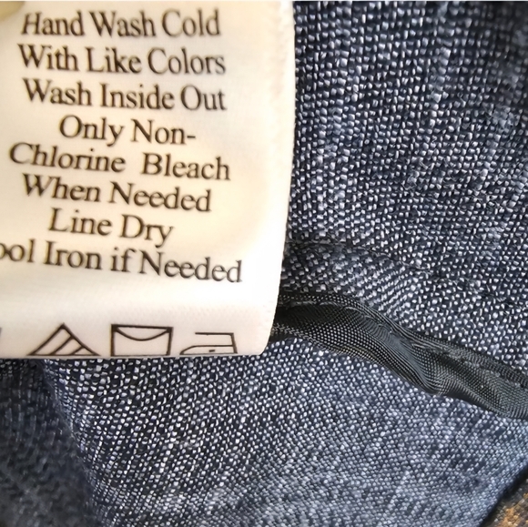 Coldwater Creek Gold Brushed Denim Pintuck Studded Jean Jacket Size 10P - Picture 12 of 12